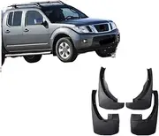 4 PCS Car Mud Flaps Compatible For Nissan Navara Frontier Brute D40 2005~2016 Mudguard Splash Guards Fender Mudflaps Auto Accessories