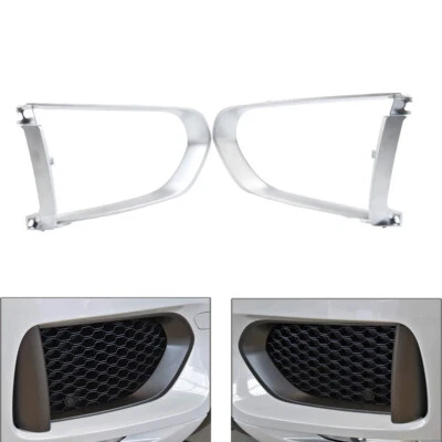 Fog Lights Fog Lamp Molding Frame Bezel Cover For Jaguar F-Pace 2016-2020 (for: Jaguar)