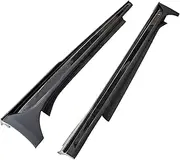 2PCS Side Skirt Splitter Extension Carbon Fiber Compatible for Maserati Ghibli & Q4 2014-2016