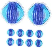KOMBIUDA 10pcs Laundry Washing Balls Reusable Winding Lint Remover for Washing Machines Convenient Hair Removal Balls for Tangle Laundry Durable and Practical Design for Cleaner Clothes