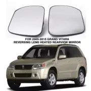 1 Pair Car Reversing Lens Heated Rearview Mirror For SUZUKI GRAND VITARA 05-15