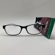 D147 Foster Grant SIMPLY SPECS LUCILLE WHITE 1.75 Reading Glasses READERS
