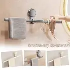 Suction Cup Towel Rack Wall Mounted Slipper Storage Shelf