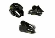 ProForce Black Sparring Gear Boys Girls Child Adult Head Gloves Foot Pads Karate