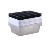 10 Set 12 Hole Plant Seed Grow Box Propagation Nursery Seedling Starter Tray