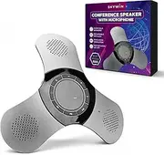 Skywin Bluetooth Conference Speaker with Microphone, Portable Wireless Speaker for Office Desk, Computer, and Laptop, Bluetooth Microphone for Conference Room, Home Office, and PC, Smart Speakerphone