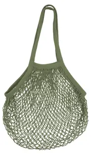 Long Handle String Market Bag (Olive )
