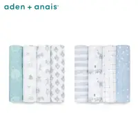 在飛比找momo購物網優惠-【aden+anais】經典多功能包巾4入(2款)