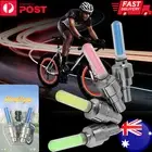 Bicycle Flashing Neon LED Light Wheel Valve Cap Tyre Car Motorcycle Bike 2-8 PCS