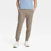 Men's Lightweight Tricot Jogger Pants - All In Motion Persuading Gray XXL: