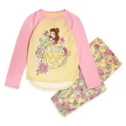 New Disney Store Belle Pajama Set Girls PJ's Beauty and the Beast 4,5/6