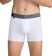 STEP ONE Mens Underwear Trunk Briefs, 1 Pair, Underwear for Men, Moisture Wicking, 3D Pouch + No Ride Up Trunk Briefs for Men