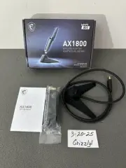 MSI AX1800 WiFi 6 Dual-Band USB Adapter - WLAN up to 1800 Mbps (5GHz, 2.4GHz Wir