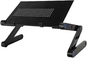 OHPHCALL Folding Laptop Desk Bed Study Table with Cooling for Home Dorm Use Space Saving Design Height for Comfort and Convenience