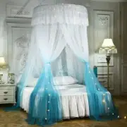 Dome Mosquito Net Court Floor Ceiling Net Gradient Lace Bed Curtain Bed Valance