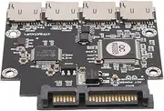 4 Way Micro-SD TF Memory Card to SATA Serial Adapter SSD Industrial Embedded Mobile Storage Portable Module