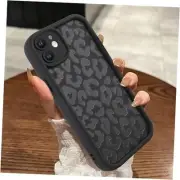Compatible with Case, Cheetah Print Shockproof Soft TPU iPhone 11 Black