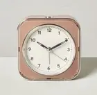 Vintage Style Analog Alarm Clock Beige/Chrome Hearth & Hand with Magnolia