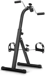 Mini Exercise Bike Magnetic Mini Cycle Pedal Exerciser Office Home Under Desk Bike with LCD Display for Leg/Arm,Mini Bike Elderly Bicycle Exerciser