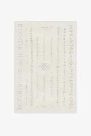 120' x 185' | Machine Washable Runner Rug | Kid & Pet Friendly | Indoor Rug | Astrid Off White Rug | Ruggable