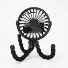 Baby Stroller Fan Hand Held Rechargeable USB Bladeless Small Folding Fans Mini V