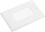 COLLBATH Threading Panel Set Wall Brush Insert Plate Brush Cable Management Plate for Home Office