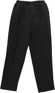 [Ciieeo] Chef Workwear Hombre Mujer Chefs Pants Black Chef Trousers Black Pants Mens Work Black Work Pants Men Cafitera Cook Pants Work Shirt Work Apron Chef Pants with Pocket Kitchen