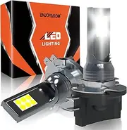 TXBILMOO H11B Bulbs, 500% Brightness Fog Light Bulbs, 24000LM 50W 6500K White, H11B Fog Beam, Plug and Play, 1:1 Original Light Position - 2 Pack