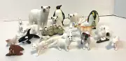 22 PCS Arctic Animals Figurine Set Polar Animals Toys with Polar Bear & More New