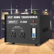 Giantz 2000W Step Down Transformer Stepdown Transformer 240V-110V Voltage Converter