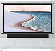 SKSPGPKTACA 30" 40" 50" 60" 72" Home Theater Projection Screen, Manual Pull Down Movie Screen, Wall Mounted Projector Screen, 4K HD 3D, Anti-Crease(30Inch 4:3)