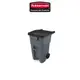 Rubbermaid 樂柏美 BRUTE可推式垃圾桶 189L