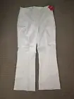 NWT SPANX Kick Flare Classic White Women’s Pants Size Large