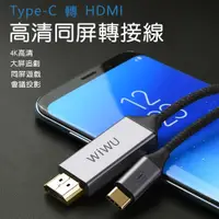 在飛比找蝦皮購物優惠-【WiWU】Type-C to HDMI同屏數據線-X9(線