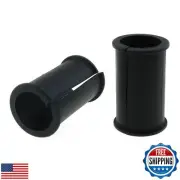LUORNG 2PCS 44mm/1.73inch Black Gun Mic Rubber Gasket Microphone Shock Mount