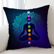 Spiritual Buddha and Oriental Mandala Spirit Cushion Cover