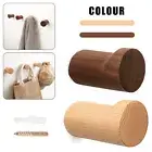1/4/6Pcs Beech Walnut Wooden Hook Hanger Rack Wall Hat Coat Clothes Pegs Hanging