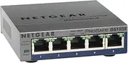 [NETGEAR] 5-Port Gigabit Ethernet Smart Managed Plus Network Switch, Hub, Internet Splitter (GS105Ev2) - Desktop, and ProSAFE Lifetime Protection