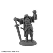 MARCUS GIDEON, UNDEAD HUNTER Reaper Minis Bones USA Dungeon Dwellers REM07144