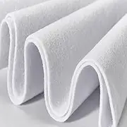 Soft White Felt Fabric Sheets 18"X 36"/ 1.6mm Thick Sewing Patwork Material Large Craft Felt Roll Fabric by The Yard