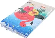VILLFUL Reversible Sequin Notebook Creative Glitter Cover Notepad for Students Office Portable Decorative Journal with Smooth Liner for Diaries Plans