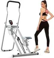 Vertical Climber Stair Stepper for Home, 300LBS Loading Capacity, Compact Folding Cardio Exercise Climber with Adjustable Step Range