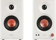 [Edifier] MR3 Speakers Bluetooth Powered Bookshelf Speaker for Studio Monitor/Computer PC/TV, Hi-Res Audio, Headphone Output, RCA AUX Balanced TRS Input
