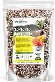 10-10-10 Plant Fertilizer Slow Release – 10 10 10 All Purpose Granular Garden Fertilizer for Fruit Trees, Evergreens, Vegetables, Arborvitae, Fig Trees, Shrubs, Pines, Oaks, Flowers
