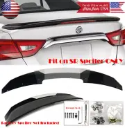 2 Pcs G1 Decklid Gurney Flap Wickerbill Wing Fit 16-22 Nissan Maxima SR Spoiler (for: Nissan)