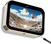 4K Digital Camera, 3 Inch Touchscreen Video Camera, 64MP Vlogging Camera with Night Vision & Wide Angle, Compact Digital Camera for Kids Teenagers (Gold)