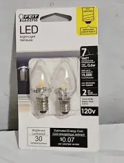 2 pk Feit Electric E12 Candelabra LED Bulbs