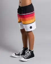 [Skylark] Skylark Boys' Profusion Elastic Waist Shorts Size 16 16 Multicolor