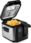 Electric Deep Fryer with Basket,Adjustable Temperature Frying Pot for Home Use,R