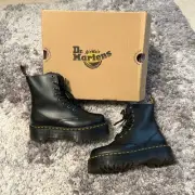 Dock Marten Womens Jadon Black High-Top Boots With Box Sz 7W